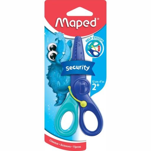 Nožnice so zarážkou, bezpečné pre školákov, MAPED plast 2+