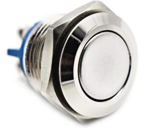 Momentálny monostabilný tlačidlový spínač 16mm 12v 24v 230v 3A odolný proti vandalizmu