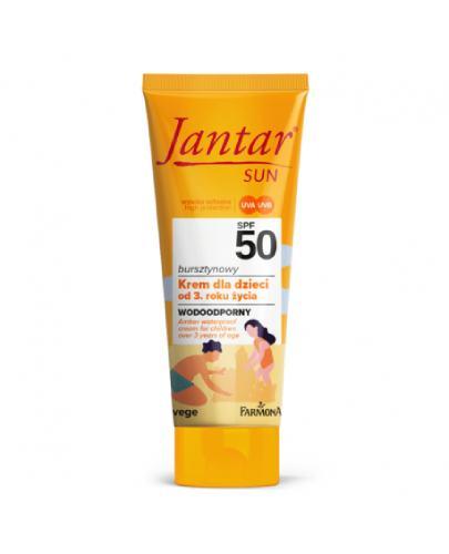 Jantar Sun Amber vodeodolný krém pre deti SPF50 50 ml