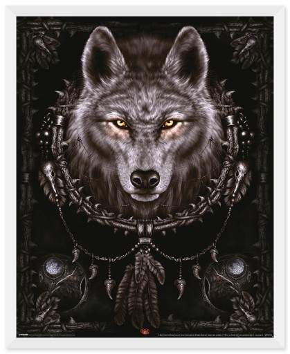 Plagát na stenu Spiral Wolf Dreams Wolf 40x50 cm