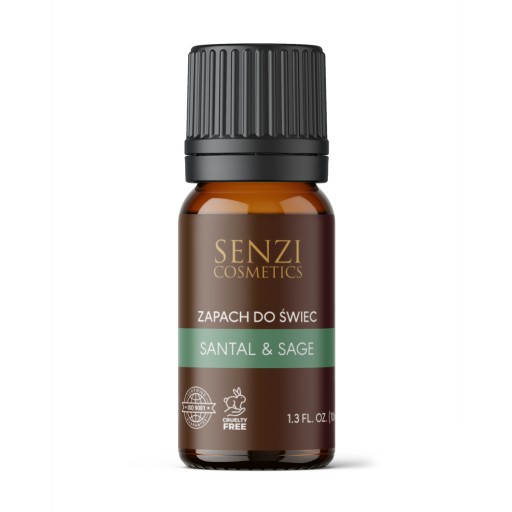 Vôňa na sviečky Vosk na sviečky 10 ml SANTAL & SAGE Parfum