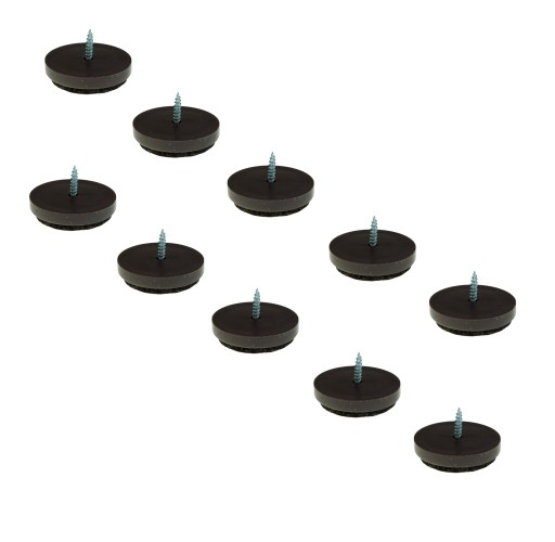 4 x skrutkovací klzák plstená nábytková noha 40 mm