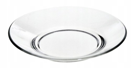 Sklenená podšálka, tanier, stojan, sada 6 kusov, 11 cm