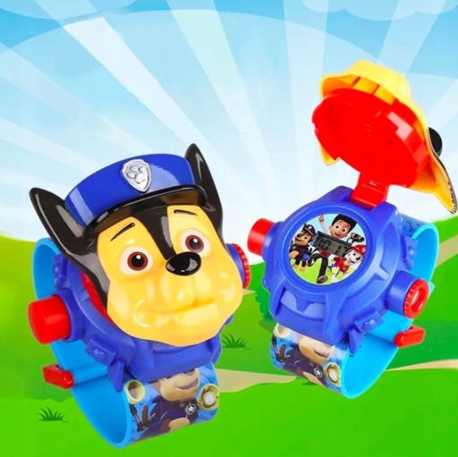 PAW PATROL CHASE LED 3D DIGITÁLNE HODINKY s projektorom
