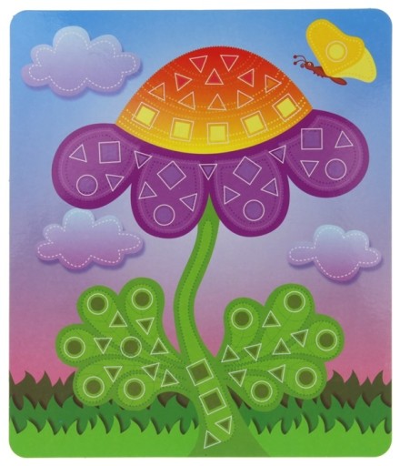 Creative Scrapbook Penová mozaika Brilantná detská sova kvetina