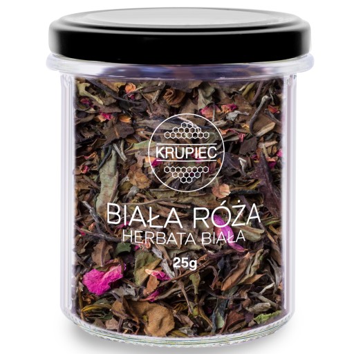 BIELY ČAJ s ružou Pai Mu Tan 25g jemný