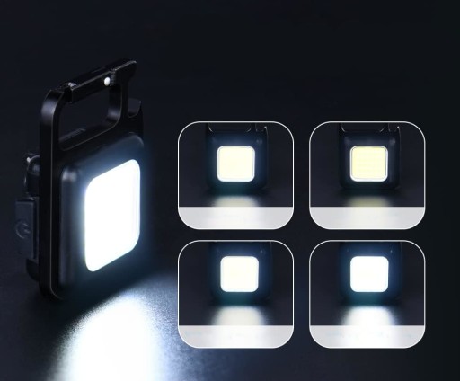 VÝKONNÁ MINI LED VRECKOVÁ LAMPA + MAGNETOVÁ KĽÚČENKA