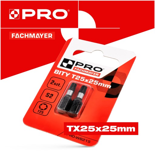 Nárazový bit Nárazové bity TX25 25mm | Nárazový bit pre skrutkovač 2 ks.