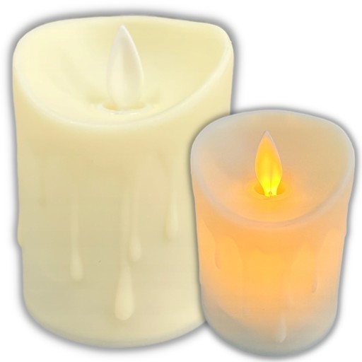 Vložka na sviečku LED sviečku s pohyblivým plameňom na batériu 8 cm