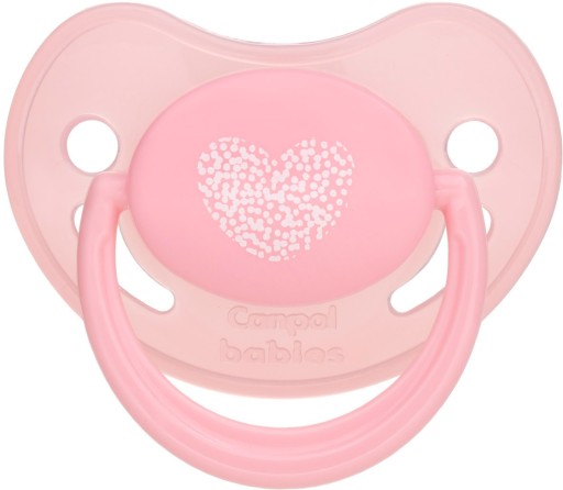 Canpol baby anatomický silikónový cumlík 6 m + 22/420 ružový
