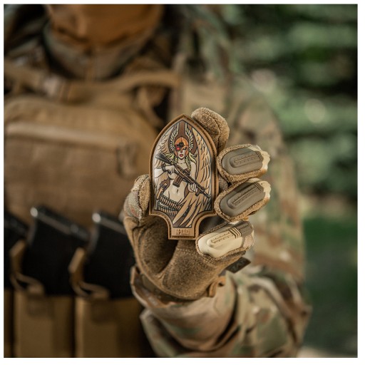 NÁŠIVKA NA VELCRO VALKYRIE SPEAR M-TAC NÁŠAŤ NA MORÁLKY PVC TLAČENÝ COYOTE