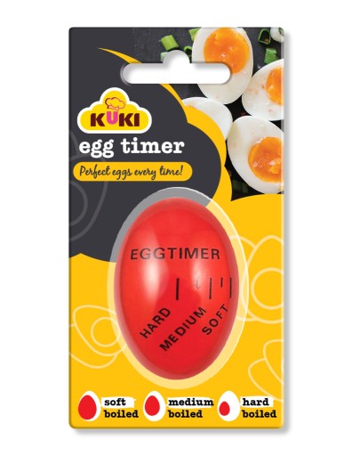 KUKI Timer Timer na varenie mäkkých, stredných a tvrdých vajec