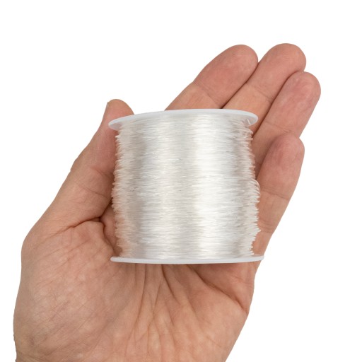 1mm priehľadná gumička na 80m náramky