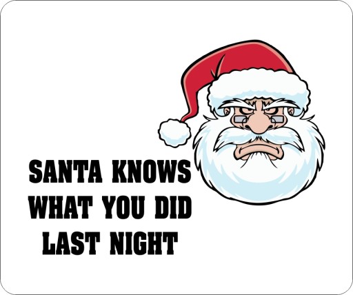 PODLOŽKA POD MYŠ SANTA'S DARČEK VIANOCE 10