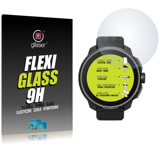Hybridné sklo Glaser FlexiGlass 9H pre Suunto RACE / nerozbije sa