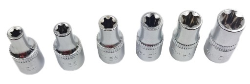 YATO - SADA ZÁSUVEK TORX 1/4'' E4-E10