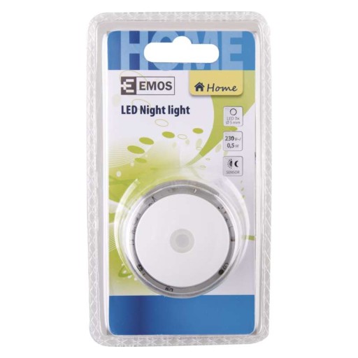LED nočné svietidlo do zásuvky 230V so súmrakovým senzorom EMOS Lighting P330