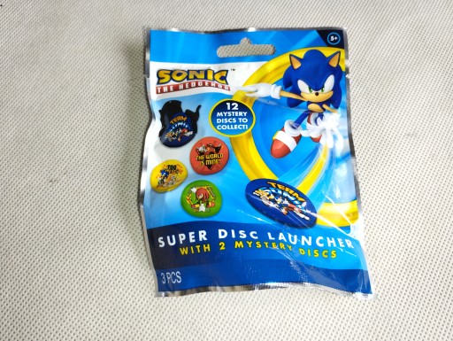Odpaľovač diskov Sonic The HedgeHog s dvoma diskami