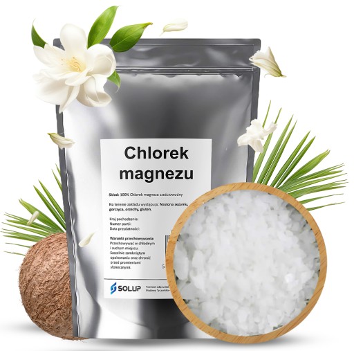 CHLORID MAGNESIUM hexahydrát horečnatá soľ 1kg
