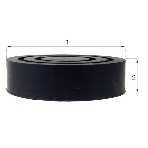 GUMA ĽAVÝ KRYT PRE ZDVIHÁK TYPU ŽABIE FI 70X21 MM STIX