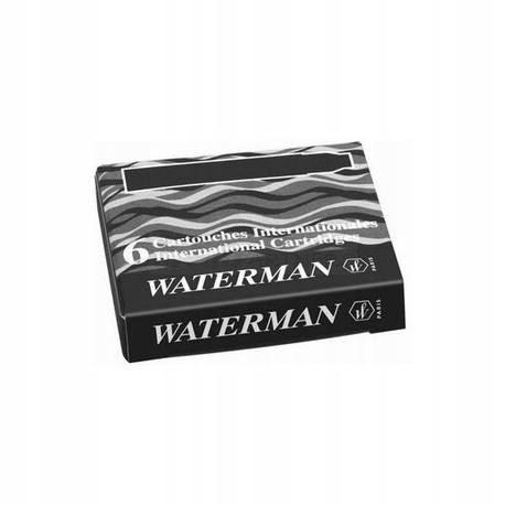 NÁPLŇKY PER WATERMAN 6 KS, SILNÁ ČIERNA