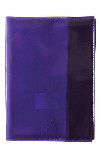 Obal na notebook GIMBOO, krištáľový, A5, 150 mikrónov, fialový 25 ks.