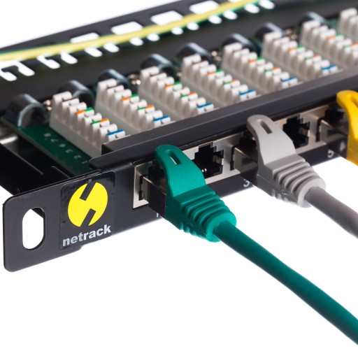 Netrack RJ45 patch kábel kat. 5e UTP, 5m zelený