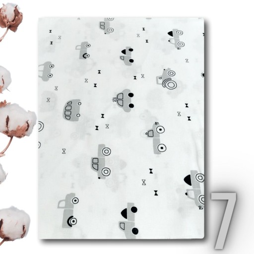 Posteľná plachta 120x60 bavlna s gumičkou Patterns Boy