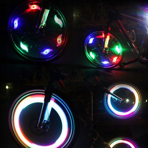 LED BICYKEL SVETLÁ KRYT KOLESA