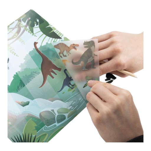 Kreatívna sada dinosaurov DECAL pre deti
