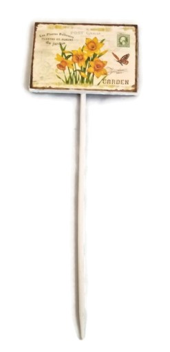 TANIER dekoratívna etiketa na kvety Narcis 28 cm