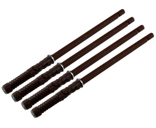 4x neviditeľné rameno police, držiak police, upevnenie police, 10 x 145 mm
