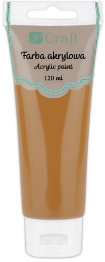 AKRYLÁTOVÁ FARBA v tube 120ML SVETLO HNEDÁ