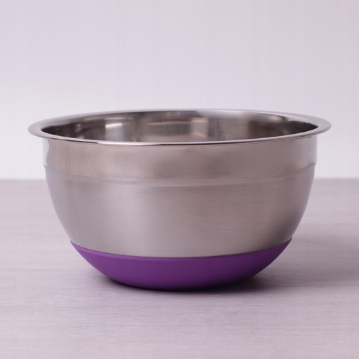 NEREZOVÁ MISKA 18 cm, SILIKÓNOVÉ DNO