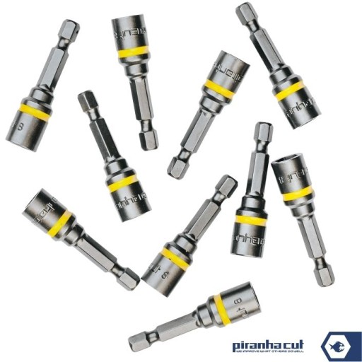 PiranhaCut Magnetická rázová objímka 8mm farmár
