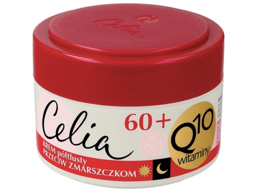 Celia Q10 Polotučný krém na tvár 60+ Ceramidy