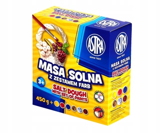Slané cesto + sada farieb Astra 450 g