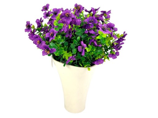 Umelá Petúnia Pelargonium Surfinia Kvety na balkón 1 ks - fialová