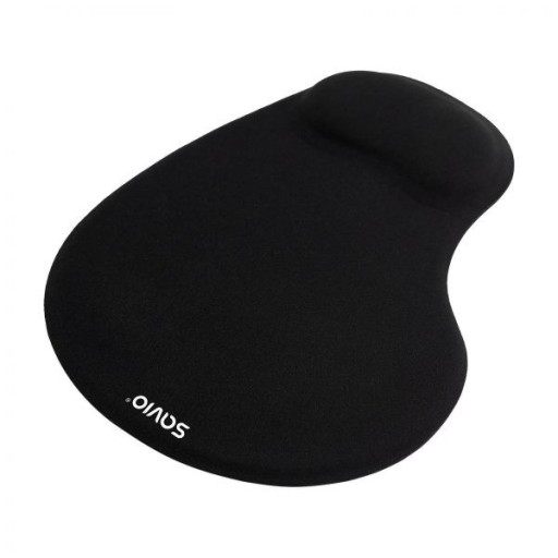 SAVIO SAVIO MP-01B gélová podložka pod myš, čierna