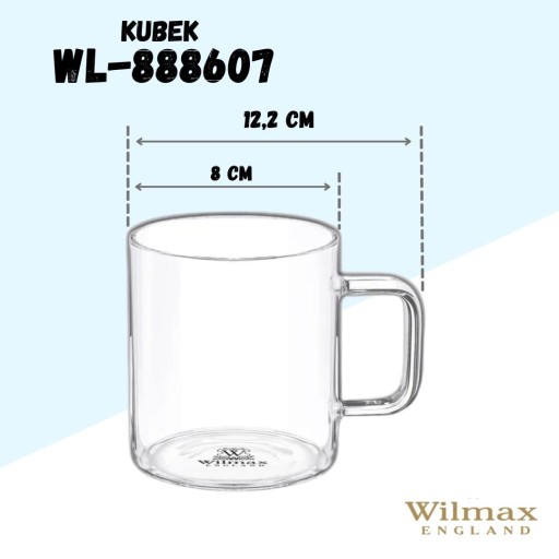 Žiaruvzdorný sklenený hrnček 400 ml Wilmax England
