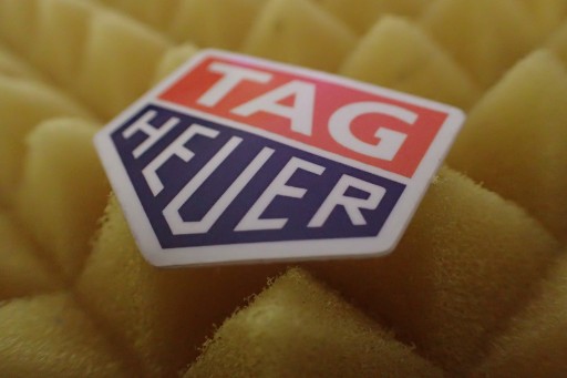 NÁLEPKA F1 WEC PORSCHE TAG HEUER NÁLEPKA 3,5 x 3 cm