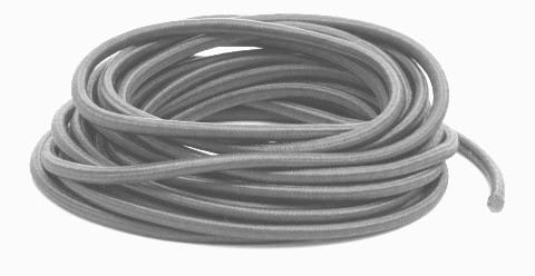 Šedé elastické upevňovacie lano STRONG 8mm + HÁKY