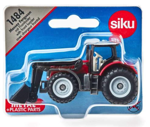 Traktor Massey Ferguson s čelným nakladačom Siku