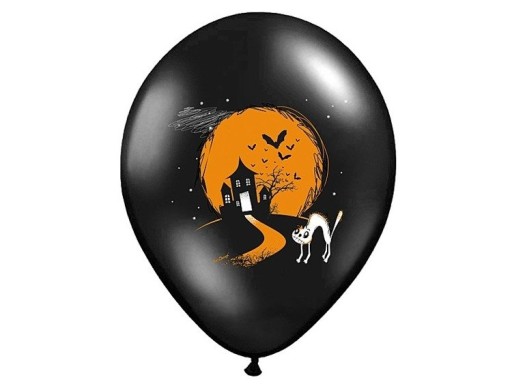BALÓNY DUCH BALÓN HALLOWEEN GHOST 6 KS. 30 cm