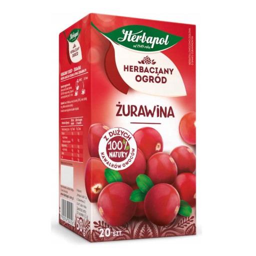 Herbapol Cranberry Ex20 ovocný čaj
