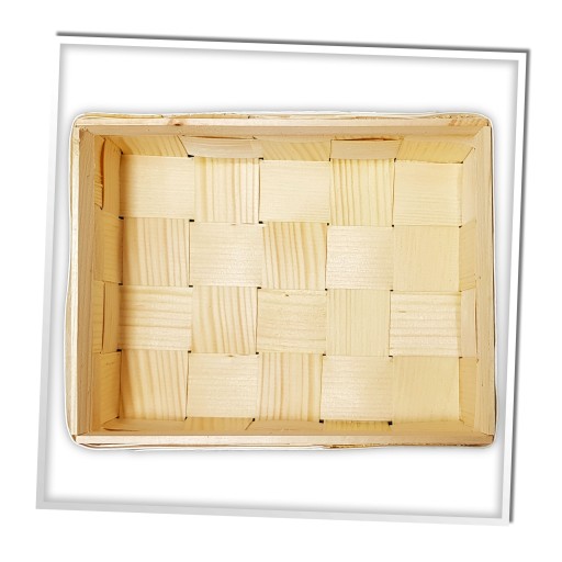 Drevená BOX Nádoba na ovocie Łuba DECOUPAGE
