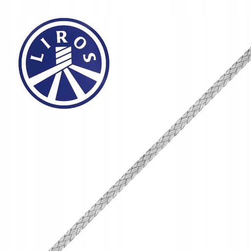 Lano 100% DYNEEMA LIROS D-Pro 2mm Halyard / Silver