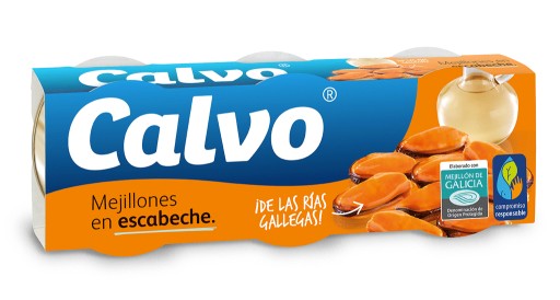 Calvo mušle v marináde 3x80g