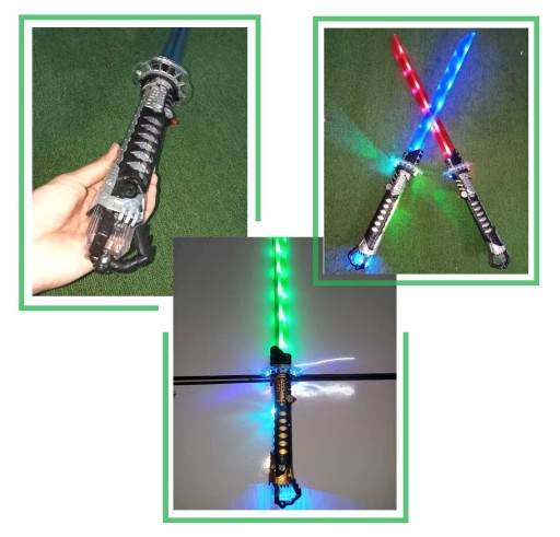 VEĽKÝ SVETELNÝ MEČIL PRE WARRIOR STAR LED 76CM