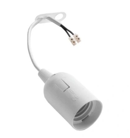 E27 18W LED žiarovka + Stavebná objímka s kockou